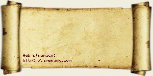 Jelisaveta Kadijević vizit kartica